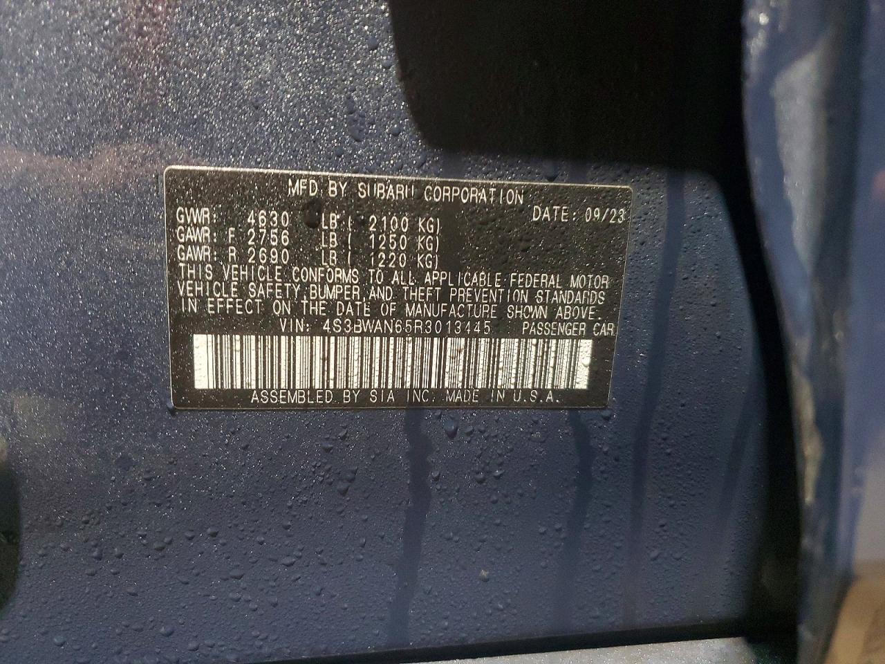 2024 Subaru Legacy Limited
