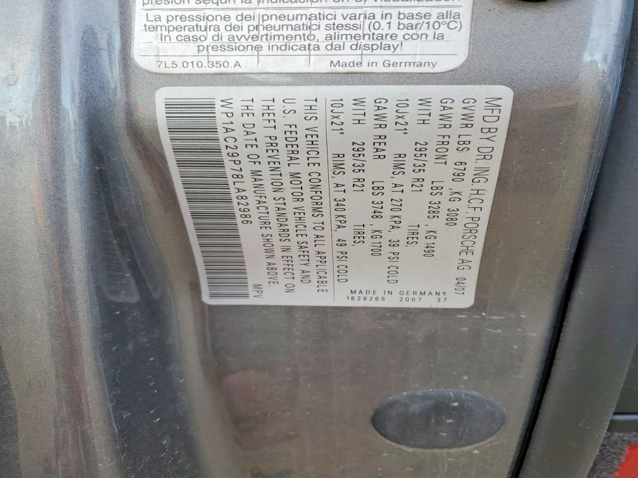 2008 Porsche Cayenne Turbo