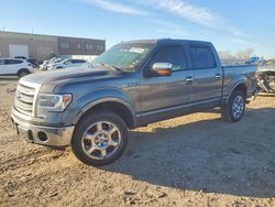 Salvage trucks for sale at Kansas City, KS auction: 2013 Ford F150 Supercrew