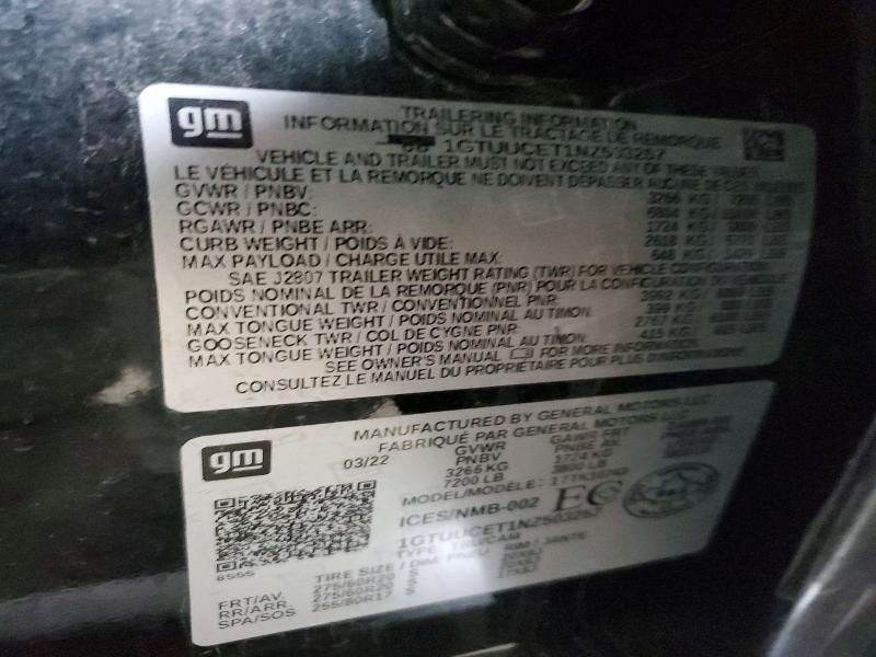 2022 GMC Sierra K1500 Elevation