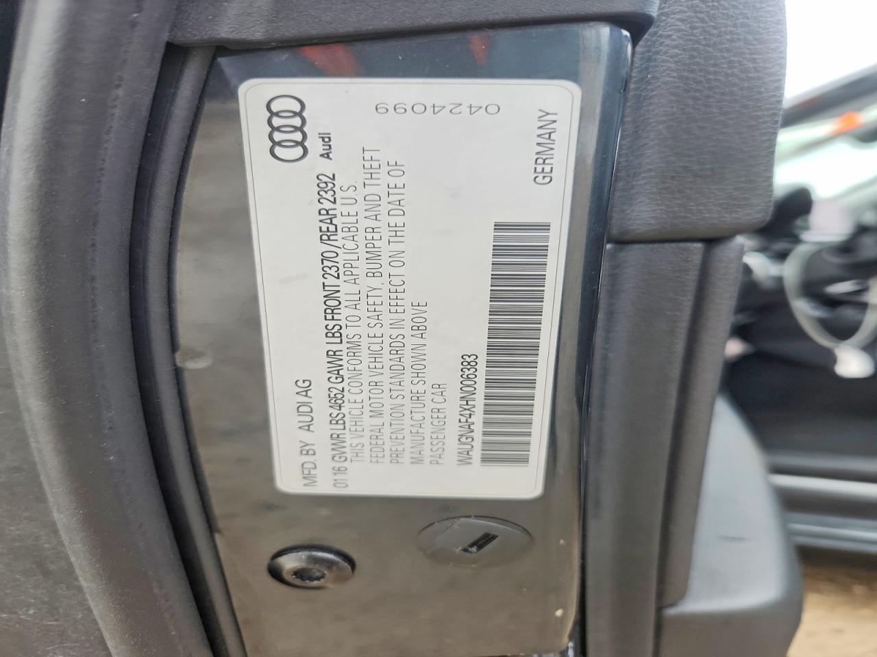 2017 Audi A4 Premium