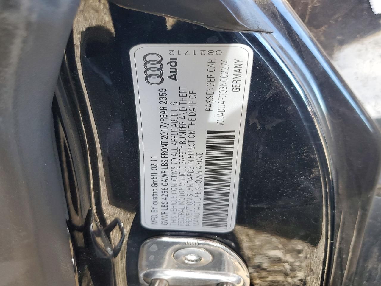 2011 Audi R8 4.2 Quattro