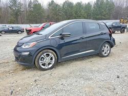 Chevrolet Bolt salvage cars for sale: 2020 Chevrolet Bolt ev lt