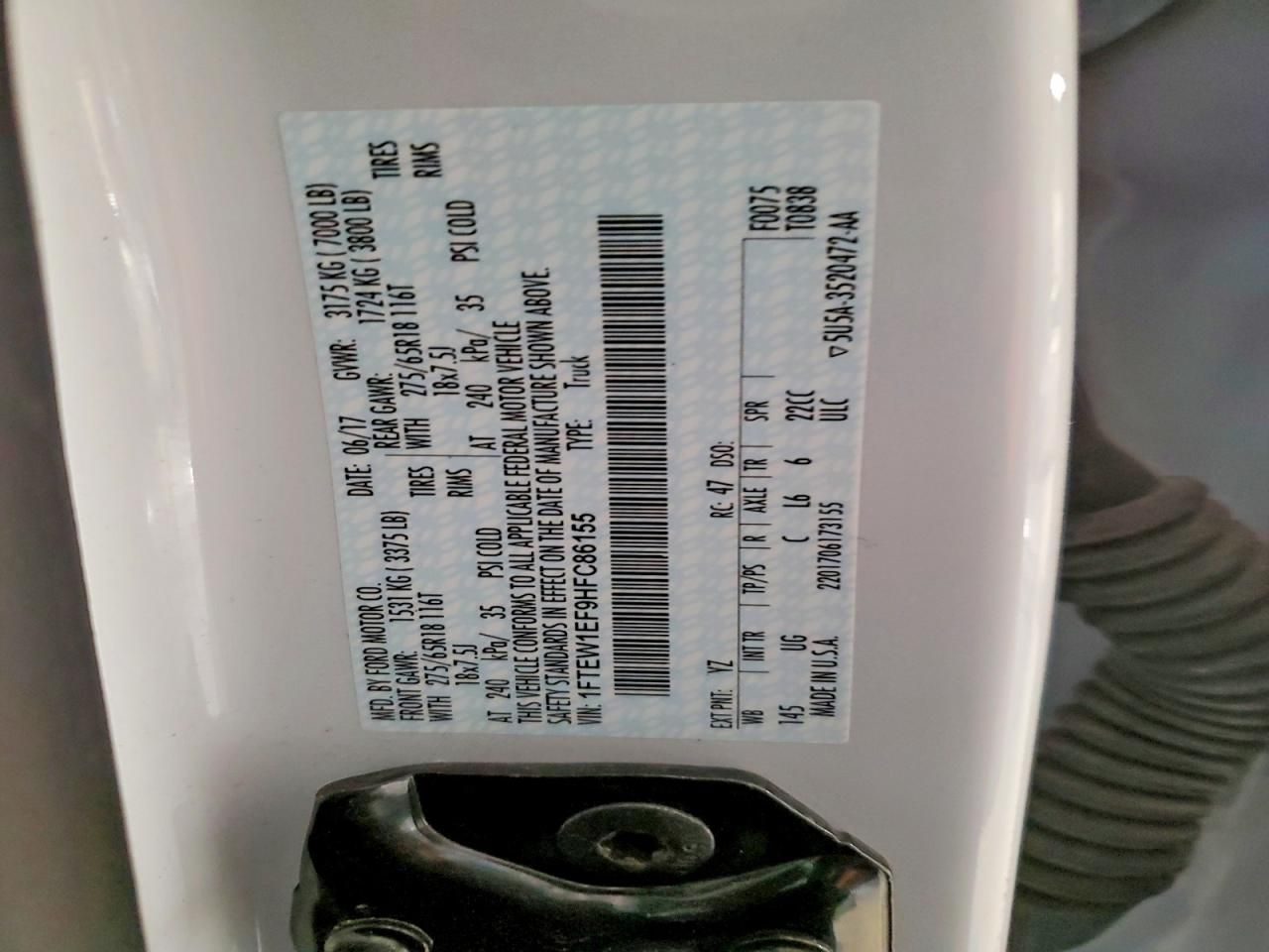 2017 Ford F150 Supercrew