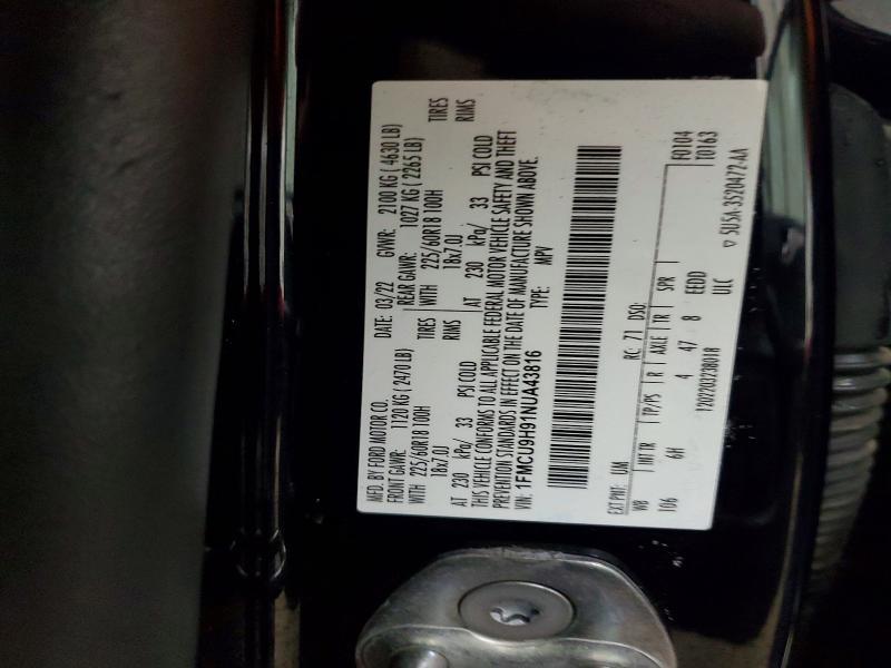 2022 Ford Escape sel