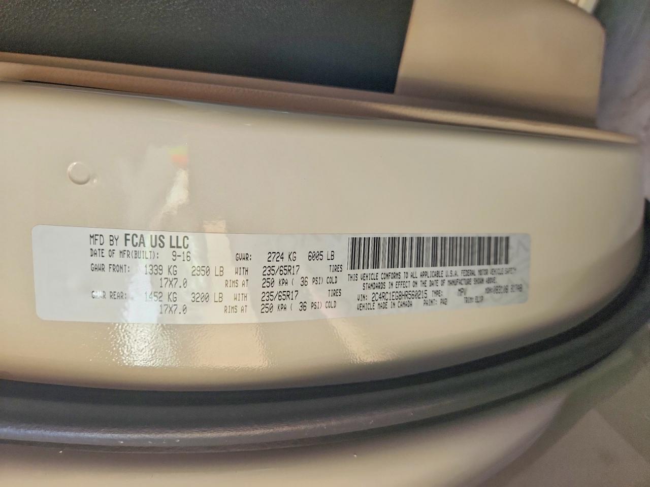2017 Chrysler Pacifica Touring l Plus