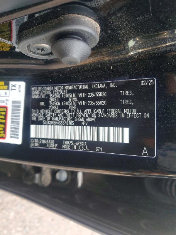 2025 Toyota Highlander le