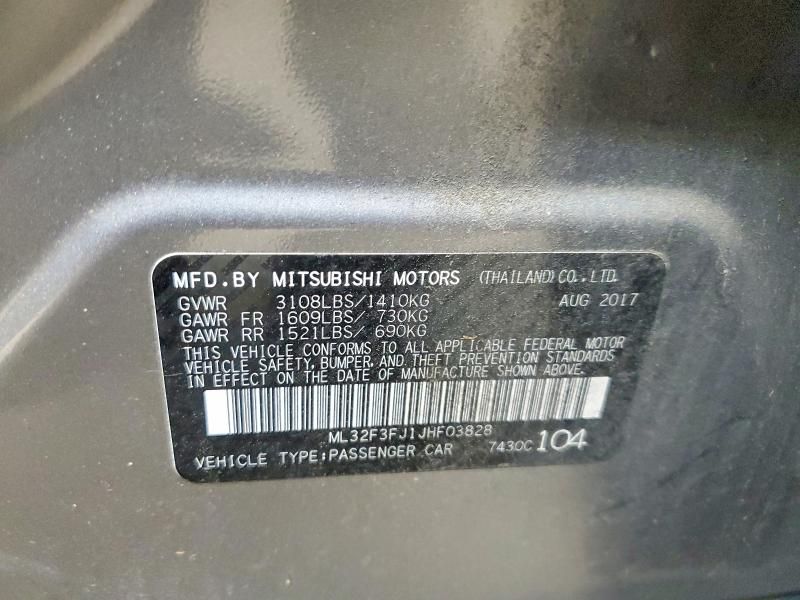 2018 Mitsubishi Mirage G4 es