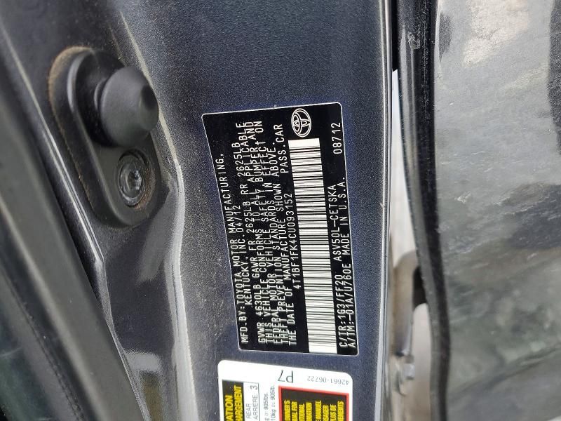 2012 Toyota Camry Base