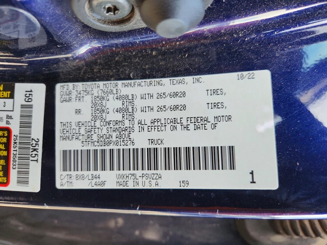 2023 Toyota Tundra 1794 Edition HV