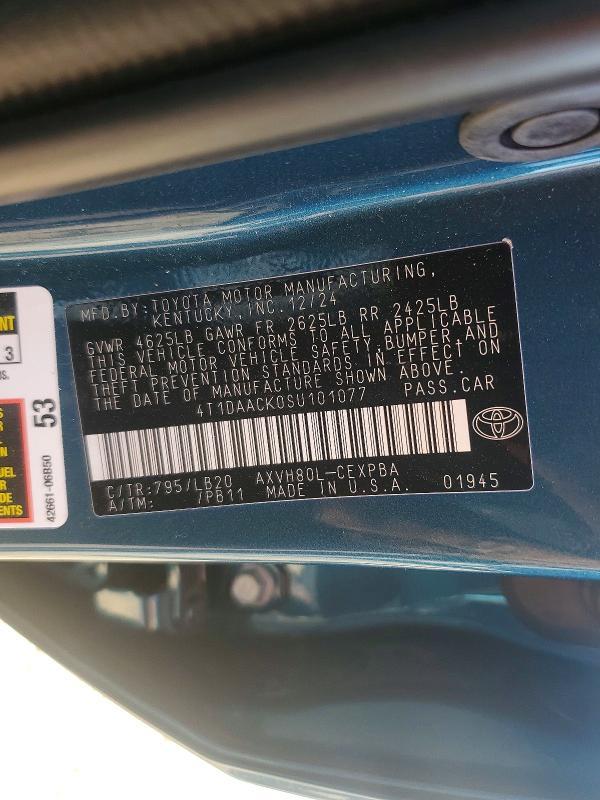 2025 Toyota Camry xse