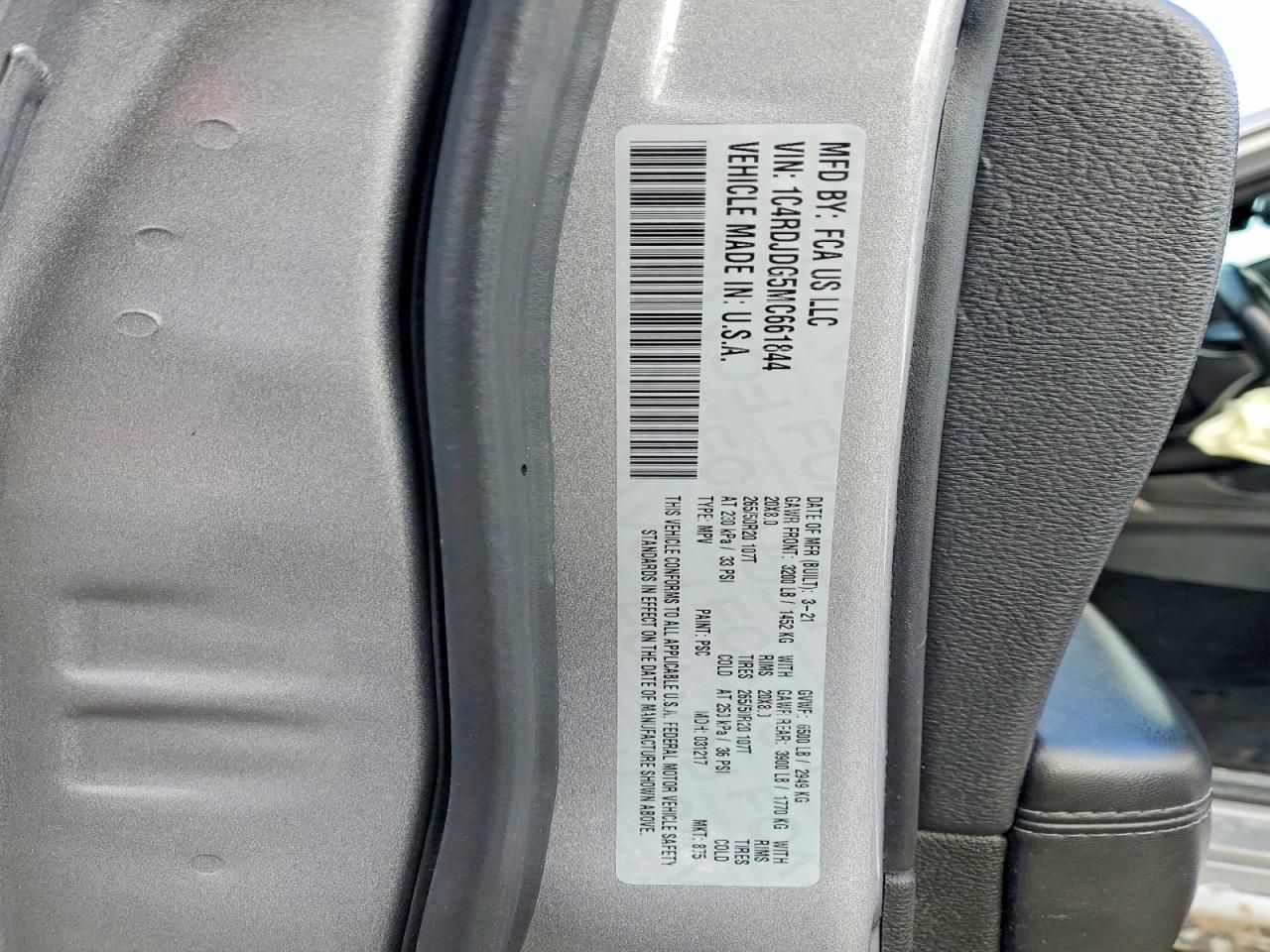 2021 Dodge Durango gt