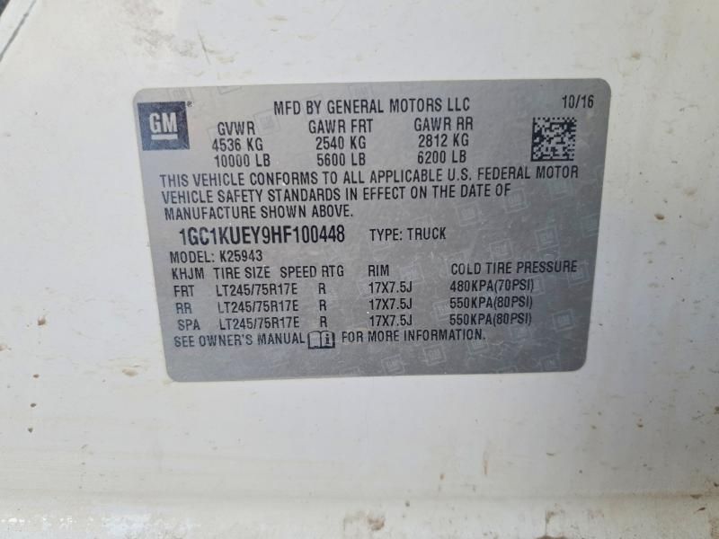 2017 Chevrolet Silverado K2500 Heavy Duty