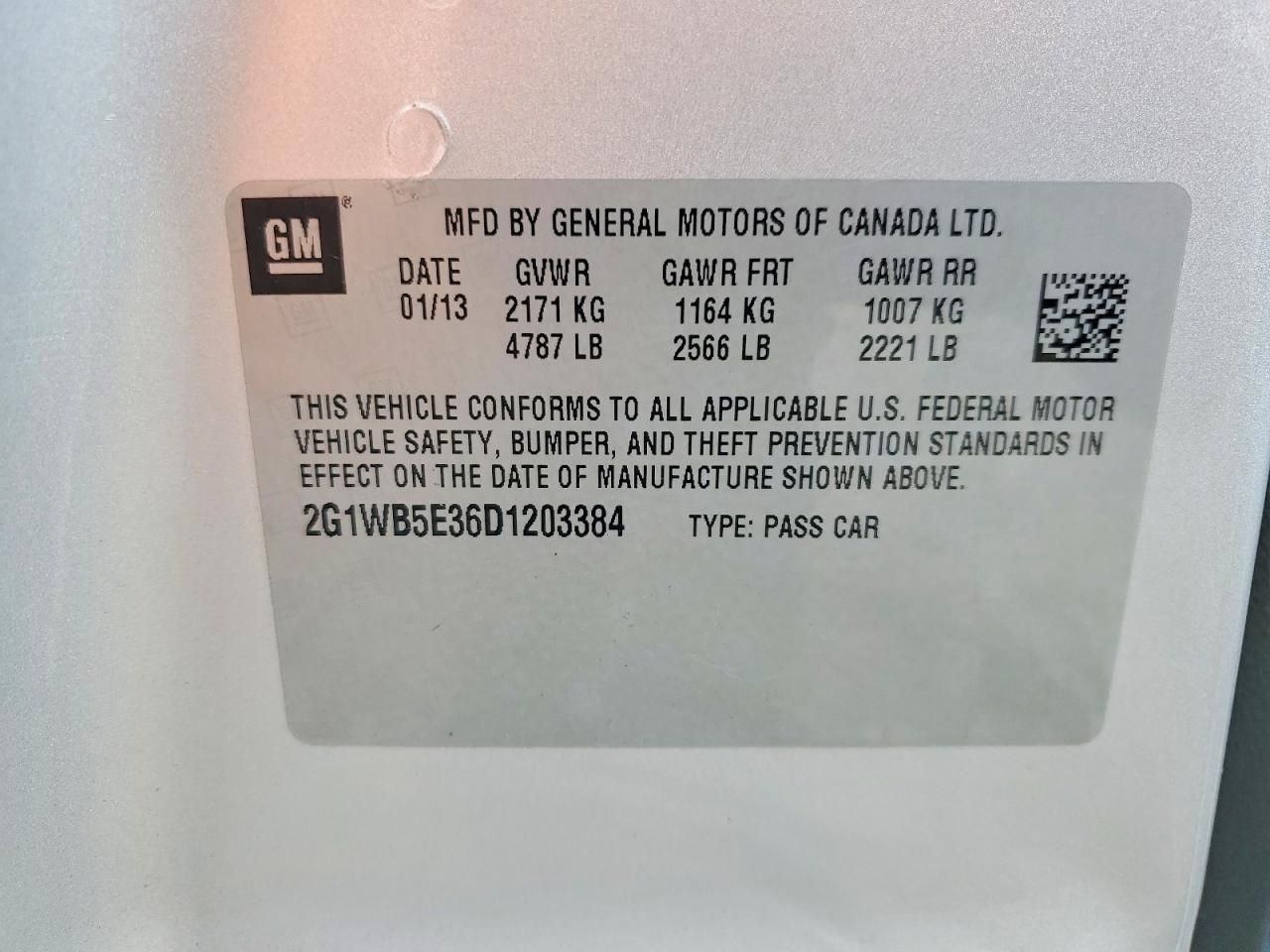 2013 Chevrolet Impala lt