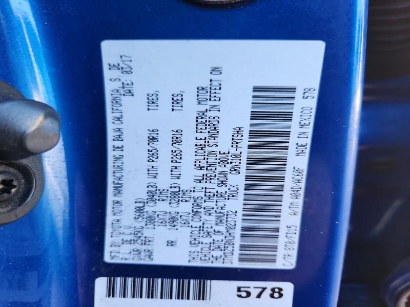 2017 Toyota Tacoma Double cab