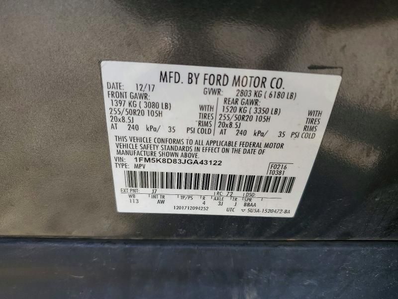 2018 Ford Explorer xlt