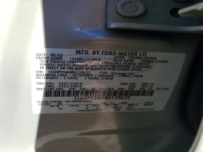 2008 Ford Taurus Limited