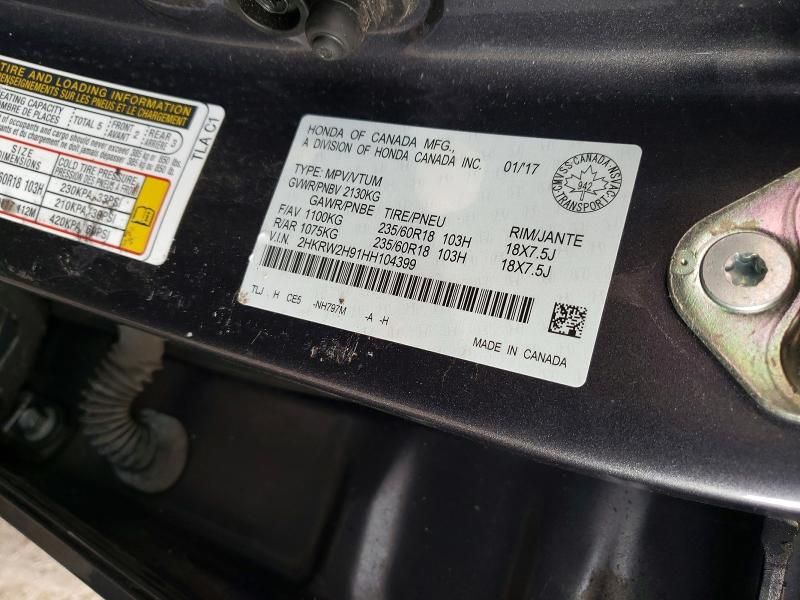 2017 Honda Cr-v Touring