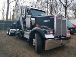 Salvage trucks for sale at New Britain, CT auction: 2000 Kenworth W900 Semi Truck