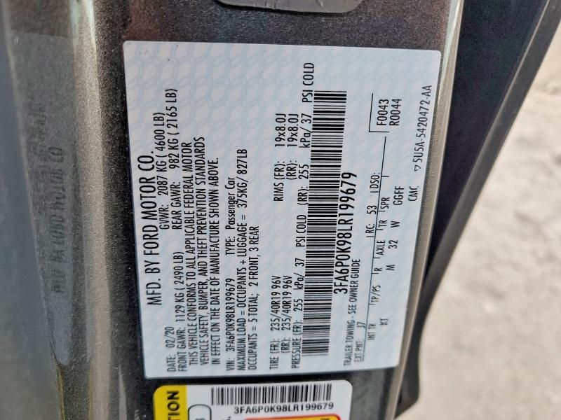 2020 Ford Fusion Titanium