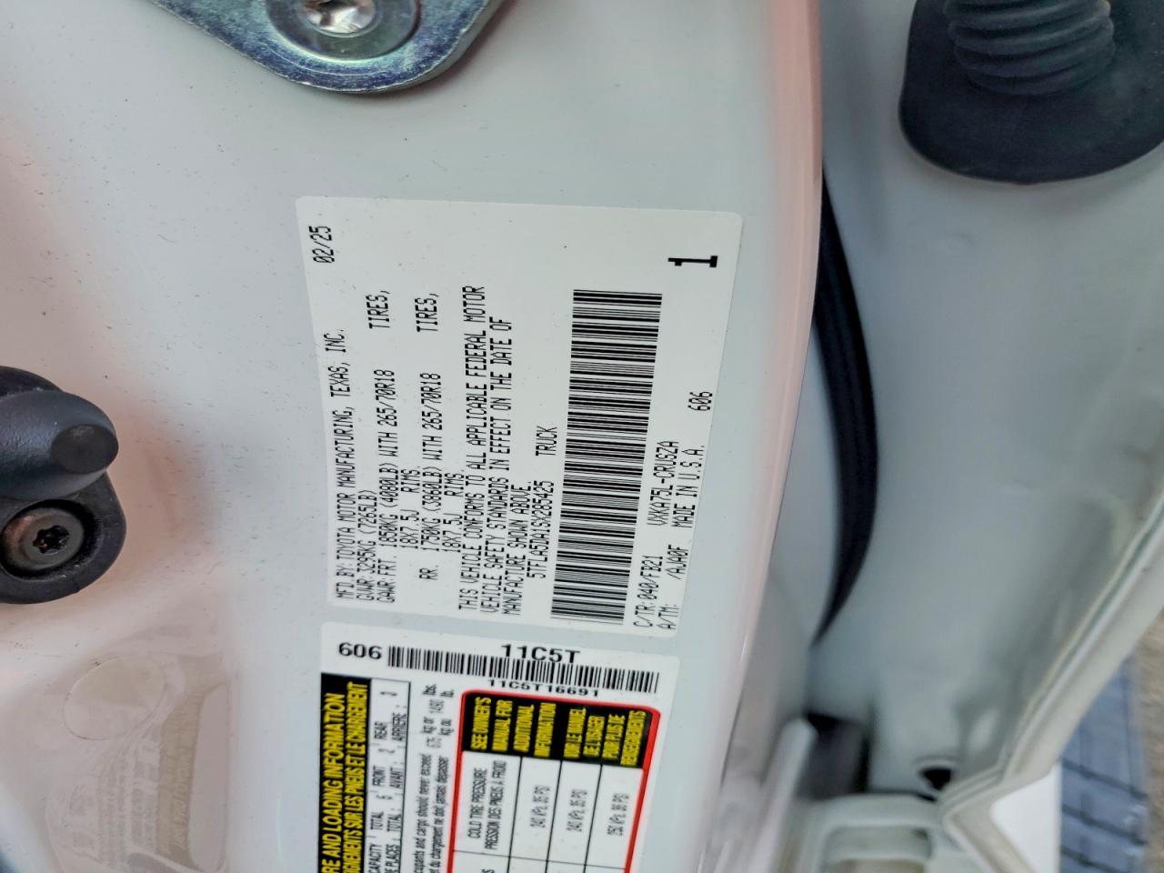 2025 Toyota Tundra SR5