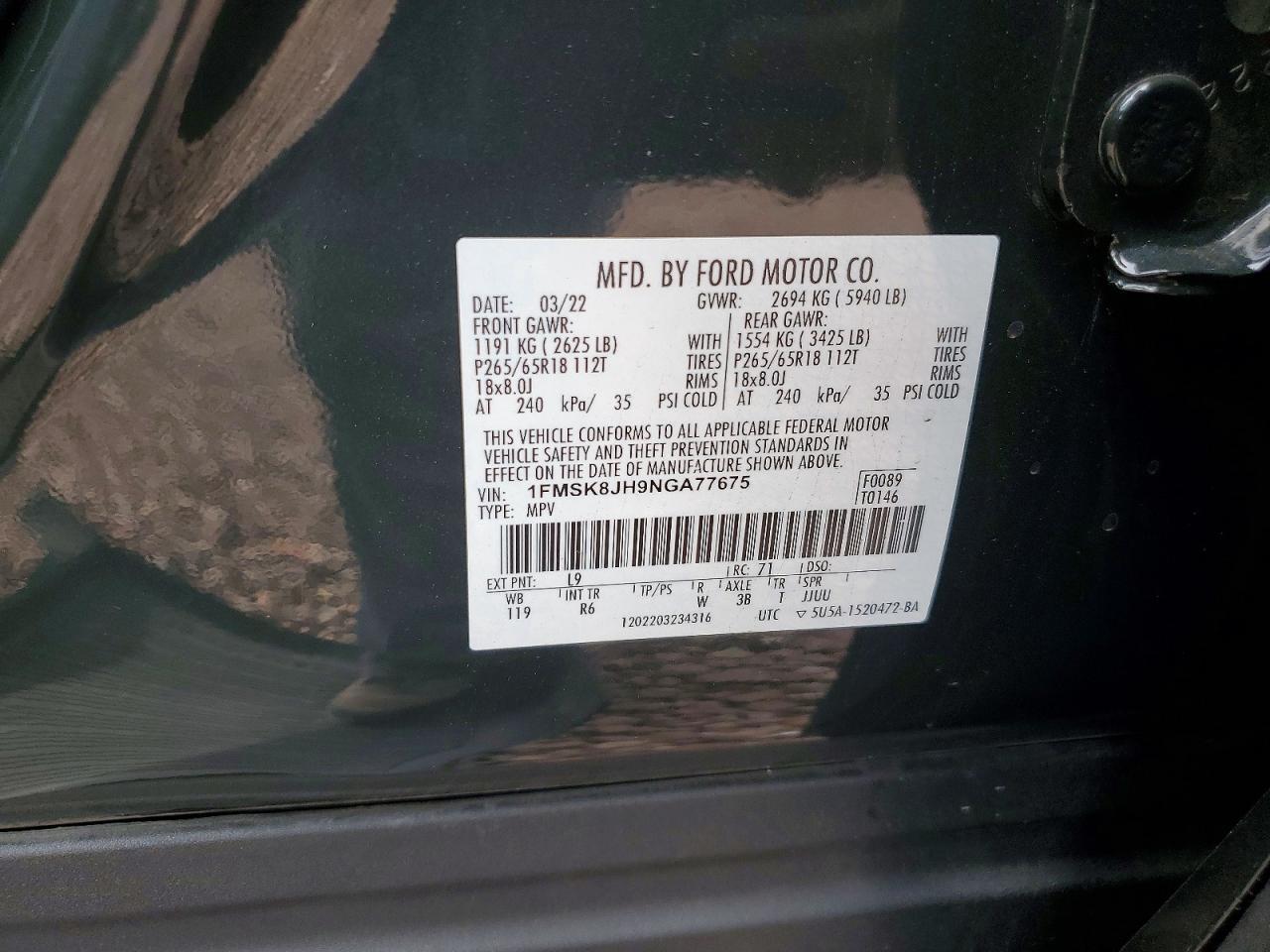 2022 Ford Explorer Timberline