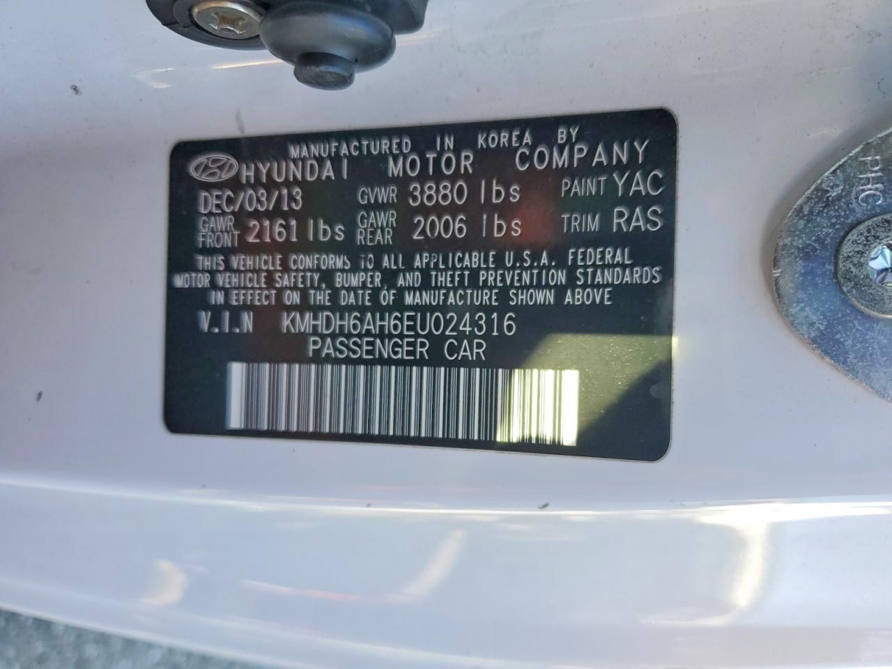 2014 Hyundai Elantra Coupe gs