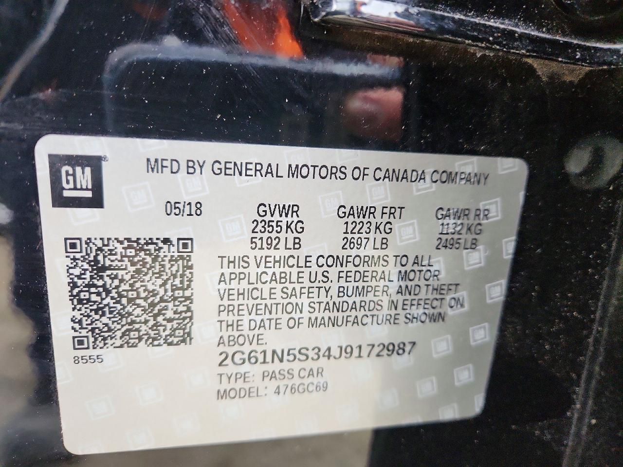 2018 Cadillac Xts Luxury