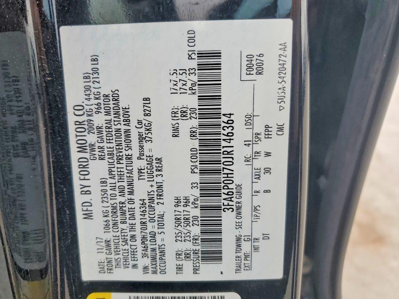2018 Ford Fusion se