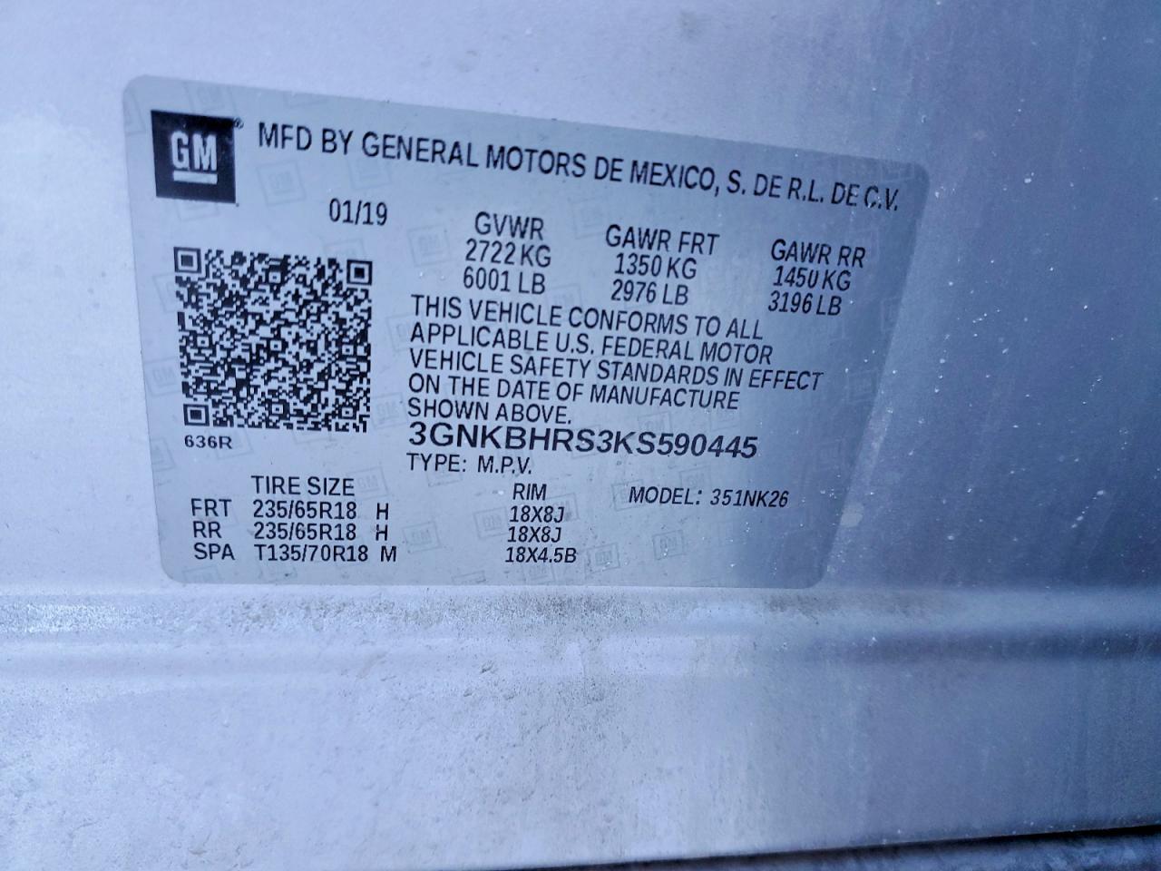 2019 Chevrolet Blazer 3LT