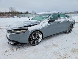 Honda salvage cars for sale: 2024 Honda Accord Hybrid Sport