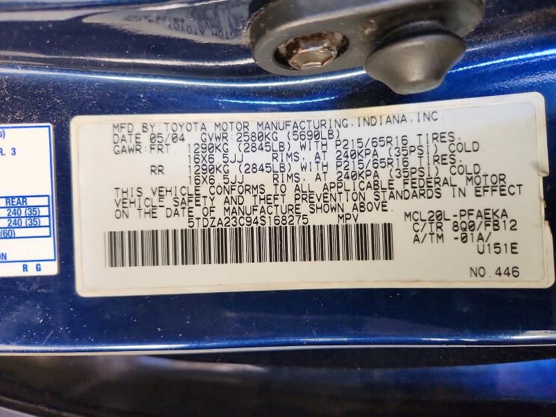 2004 Toyota Sienna ce