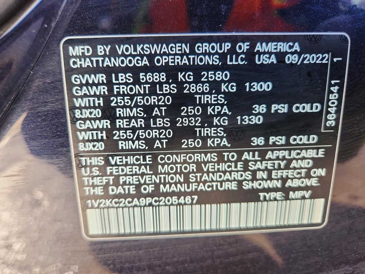 2023 Volkswagen Atlas Cross Sport se