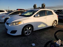 Toyota Corolla salvage cars for sale: 2009 Toyota Corolla Matrix s