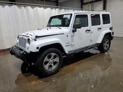 Jeep salvage cars for sale: 2016 Jeep Wrangler Unlimited Sahara