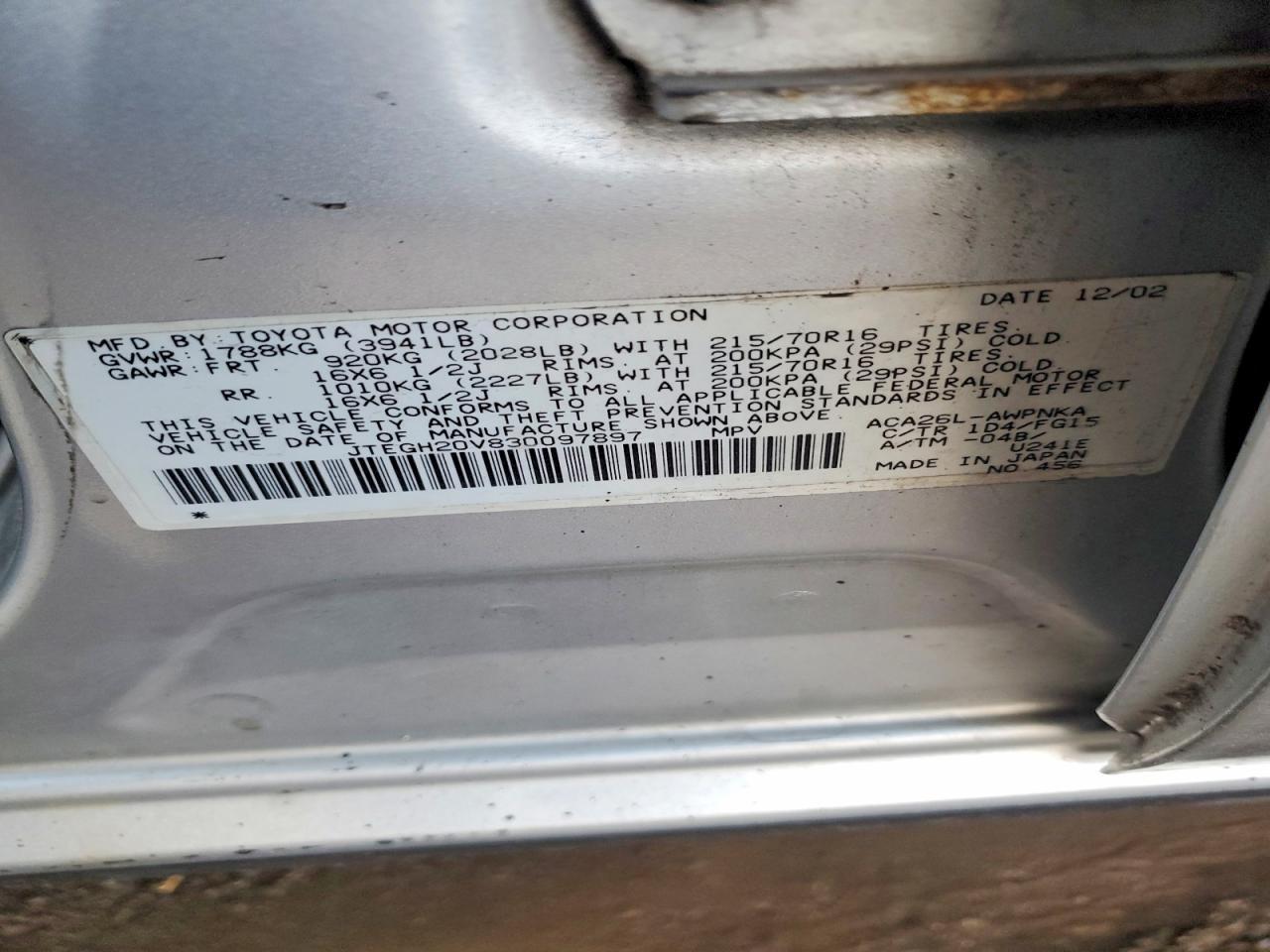 2003 Toyota Rav4