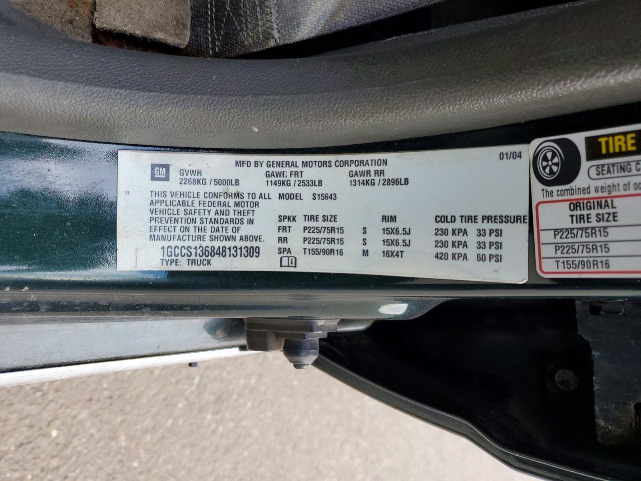 2004 Chevrolet Colorado