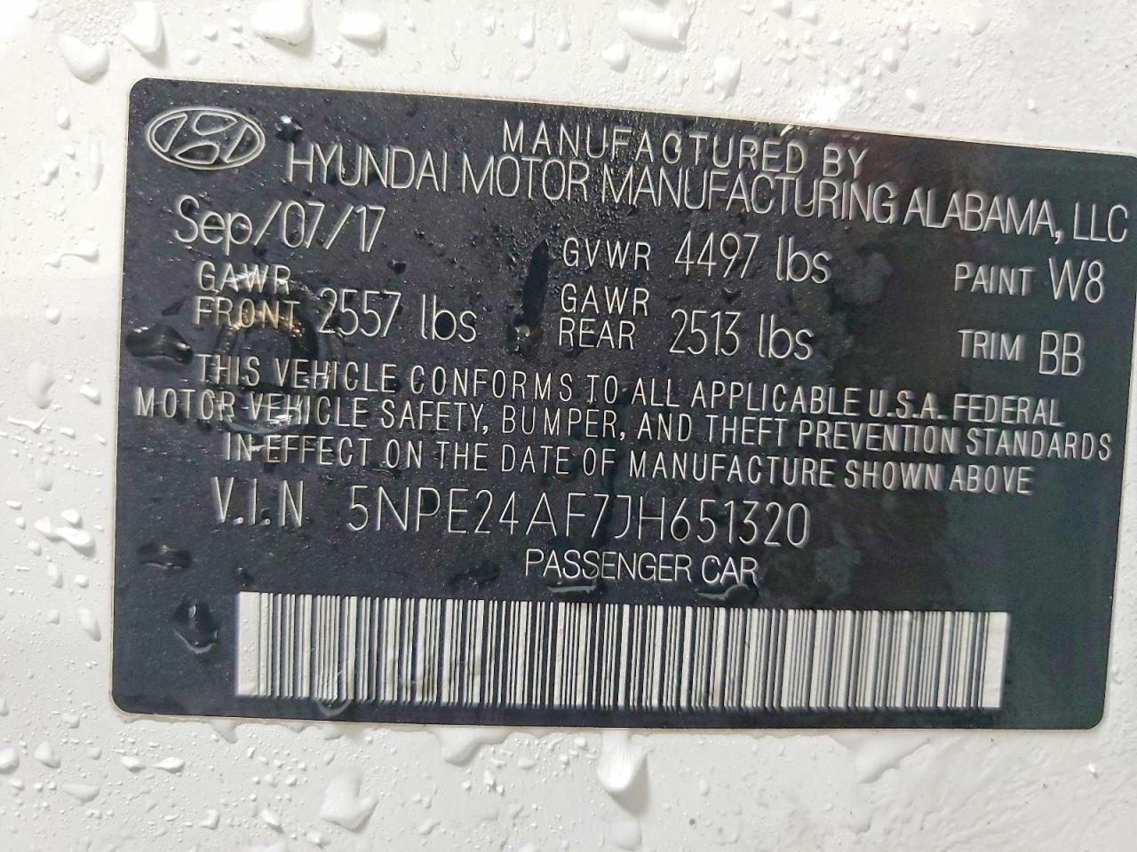 2018 Hyundai Sonata se
