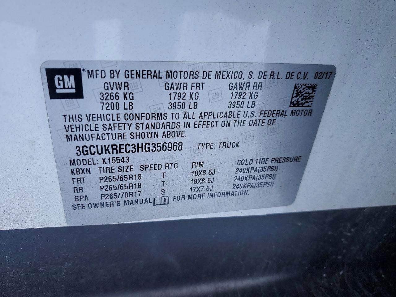 2017 Chevrolet Silverado K1500 LT