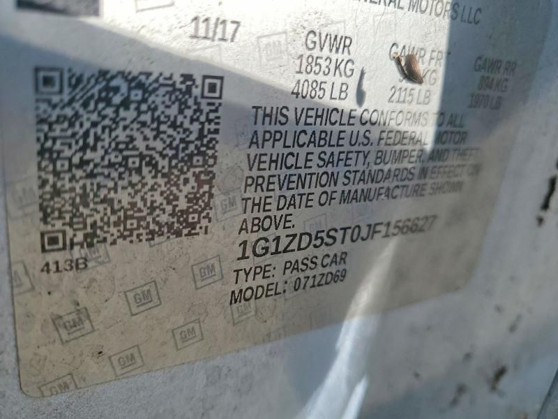 2018 Chevrolet Malibu lt