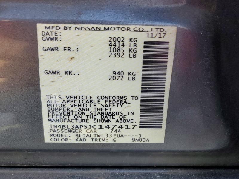 2018 Nissan Altima 3.5sl