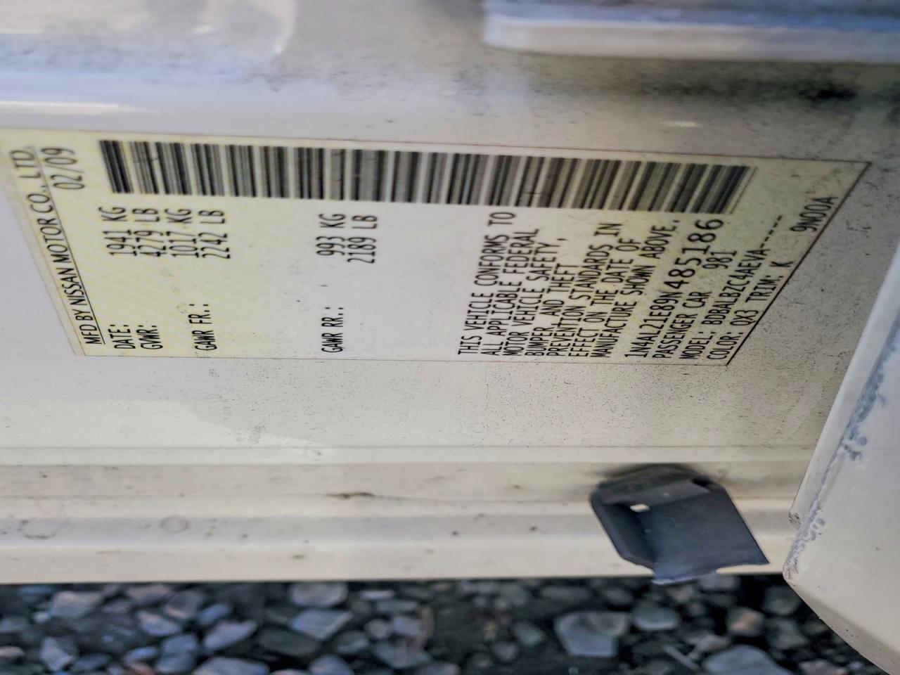 2009 Nissan Altima 2.5