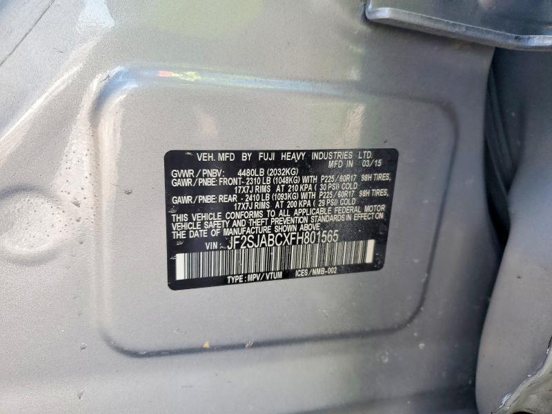 2015 Subaru Forester 2.5i