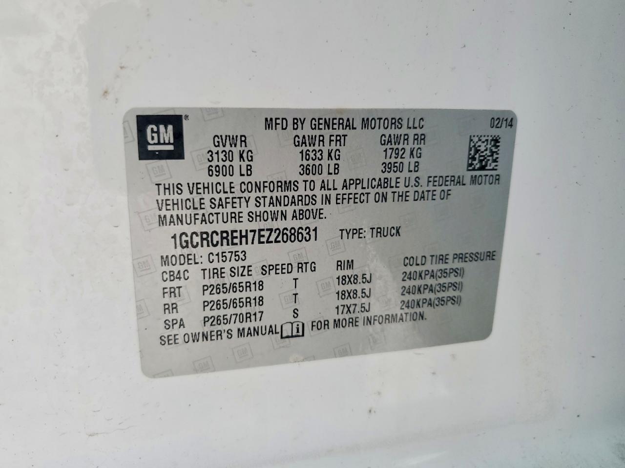 2014 Chevrolet Silverado C1500 lt