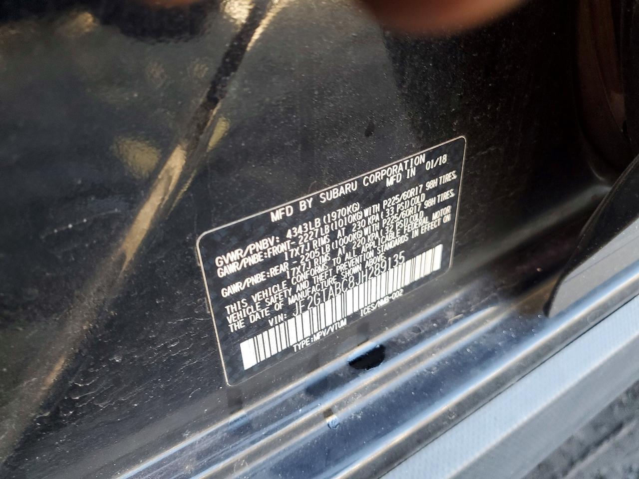 2018 Subaru Crosstrek Premium