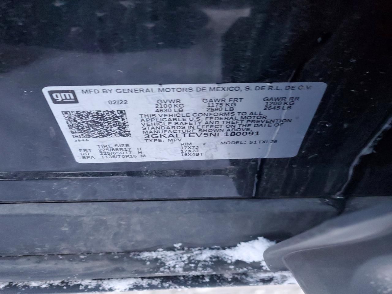 2022 GMC Terrain sle