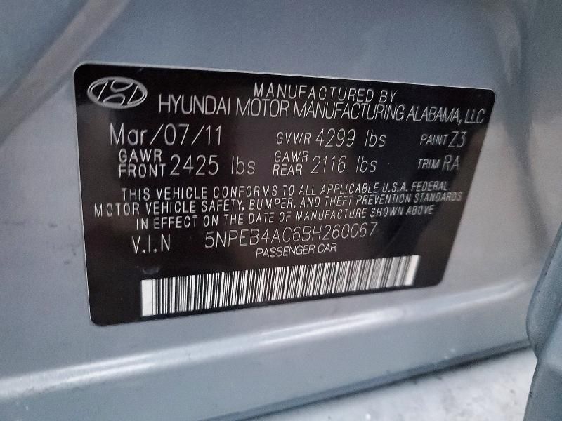 2011 Hyundai Sonata gls