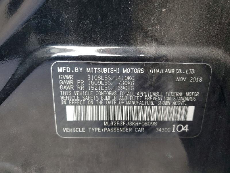 2019 Mitsubishi Mirage G4 es