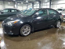Salvage cars for sale from Copart Ham Lake, MN: 2015 Toyota Corolla l