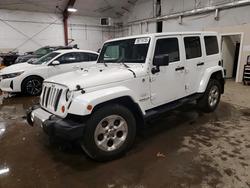 Jeep Wrangler salvage cars for sale: 2013 Jeep Wrangler Unlimited Sahara